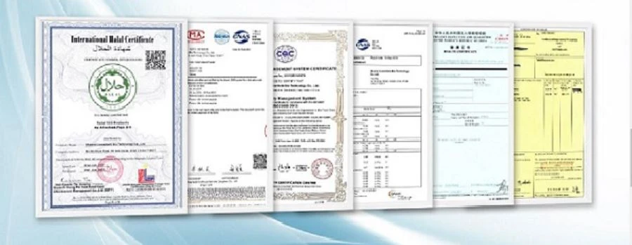 Isatis root extract certificate